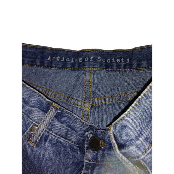 Articles of society Denim cutoff shorts distressed size 29 - Picture 3 of 3